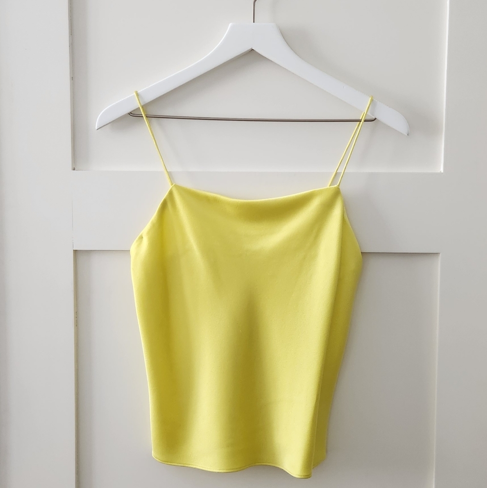 NWT Alice + Olivia Harmon Drapey Slip Tank - Picture 5 of 8